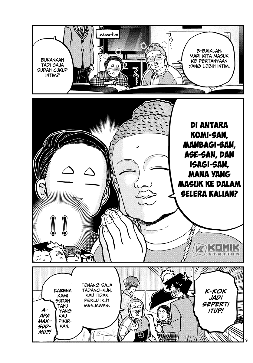Komi-san wa Komyushou Desu. Chapter 286 Bahasa Indonesia
