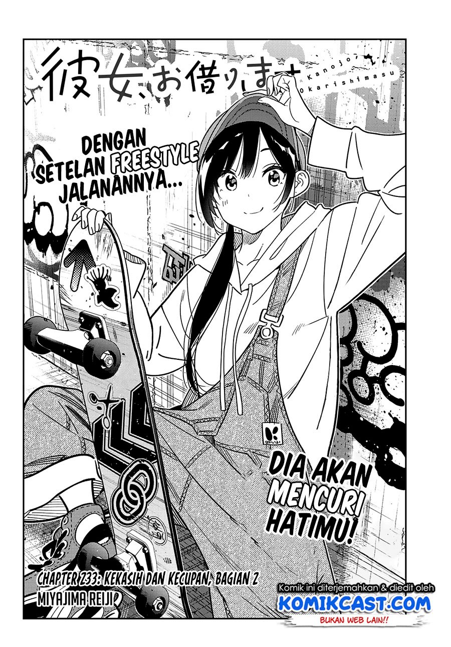 Kanojo, Okarishimasu Chapter 233 Bahasa Indonesia