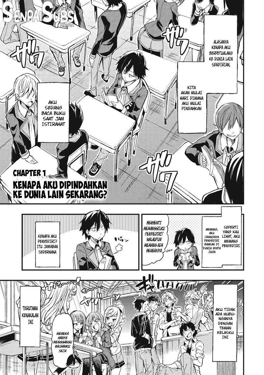 Hitoribocchi no Isekai Kouryaku Chapter 01 Bahasa Indonesia