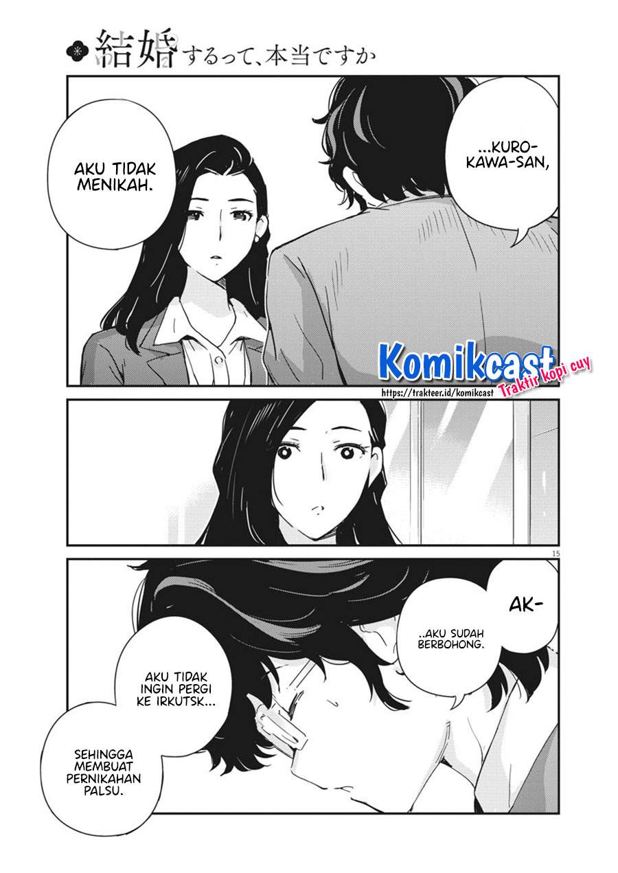 Kekkon Surutte, Hontou Desu Ka? Chapter 47 Bahasa Indonesia