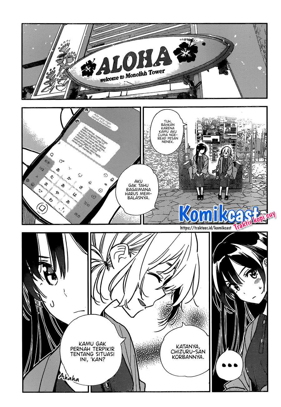 Kanojo, Okarishimasu Chapter 214 Bahasa Indonesia