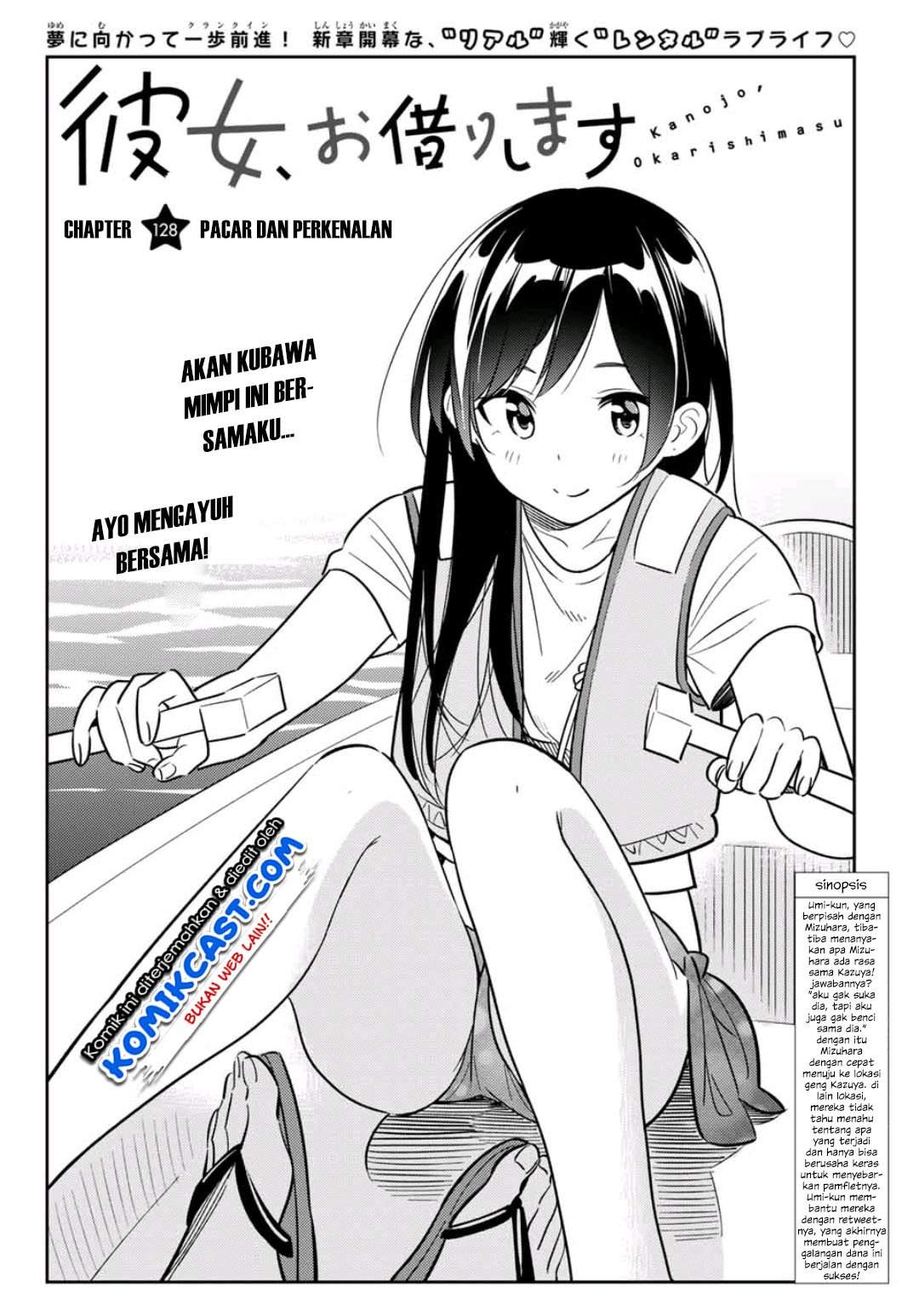 Kanojo, Okarishimasu Chapter 128 Bahasa Indonesia