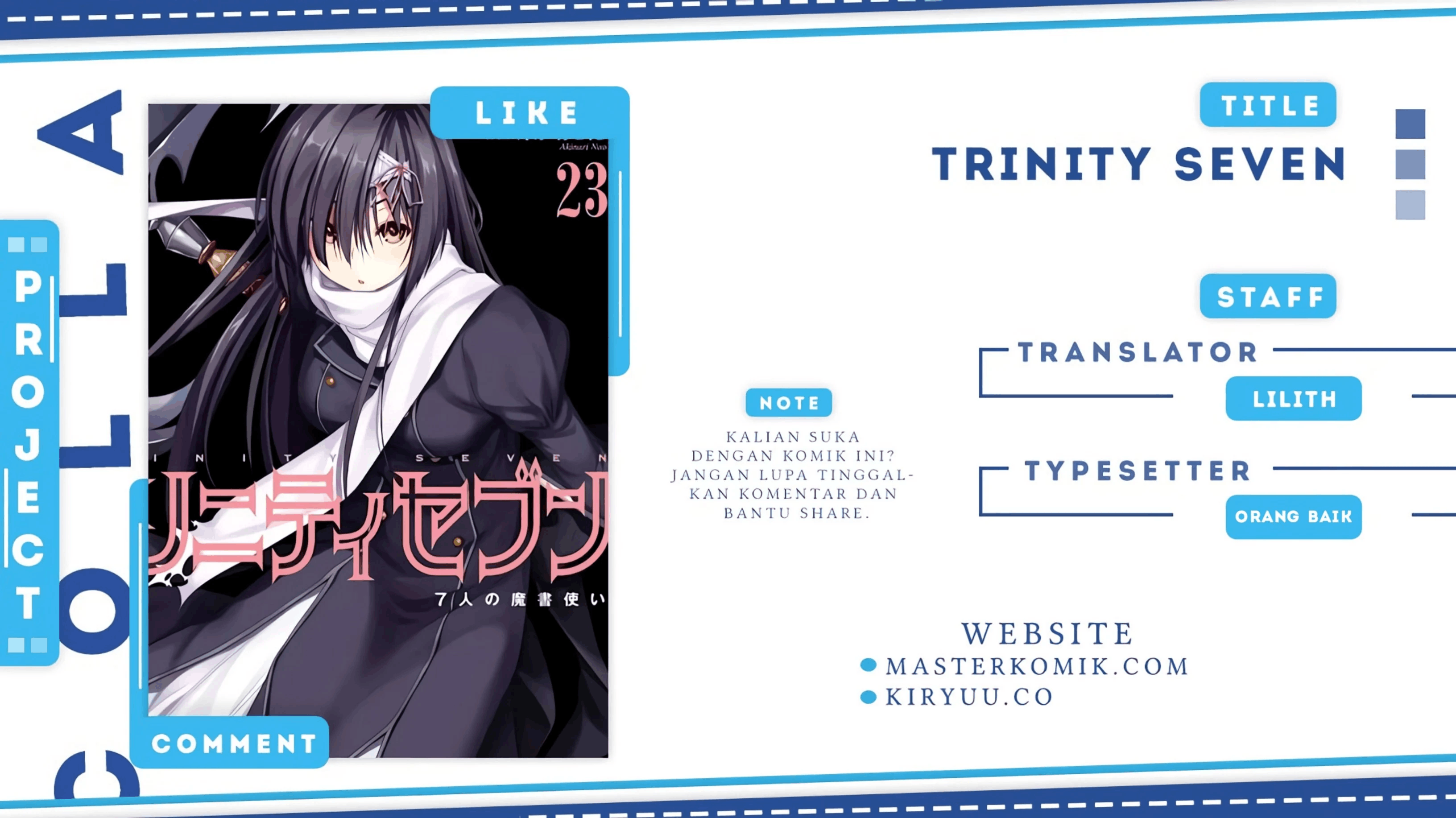 Trinity Seven Chapter 88 Bahasa Indonesia