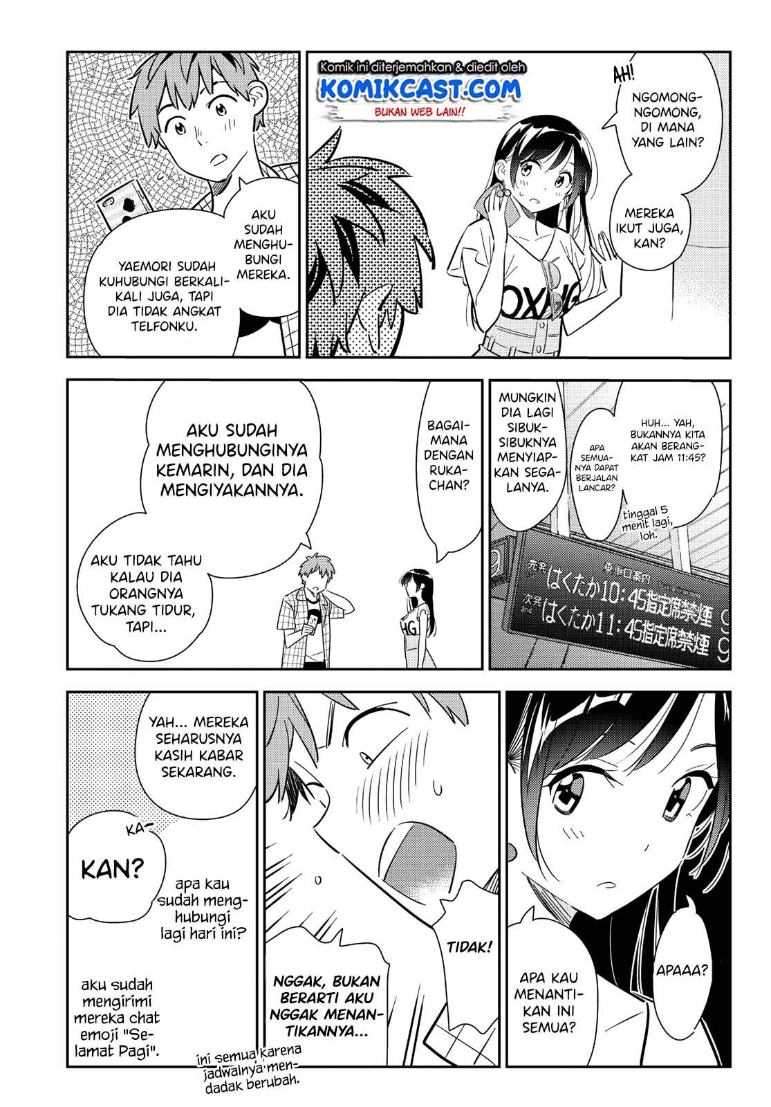 Kanojo, Okarishimasu Chapter 132 Bahasa Indonesia