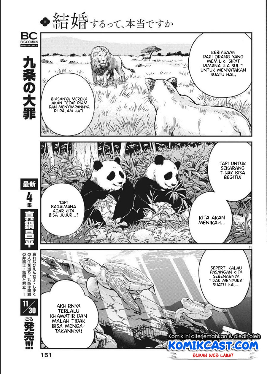 Kekkon Surutte, Hontou Desu Ka? Chapter 59 Bahasa Indonesia