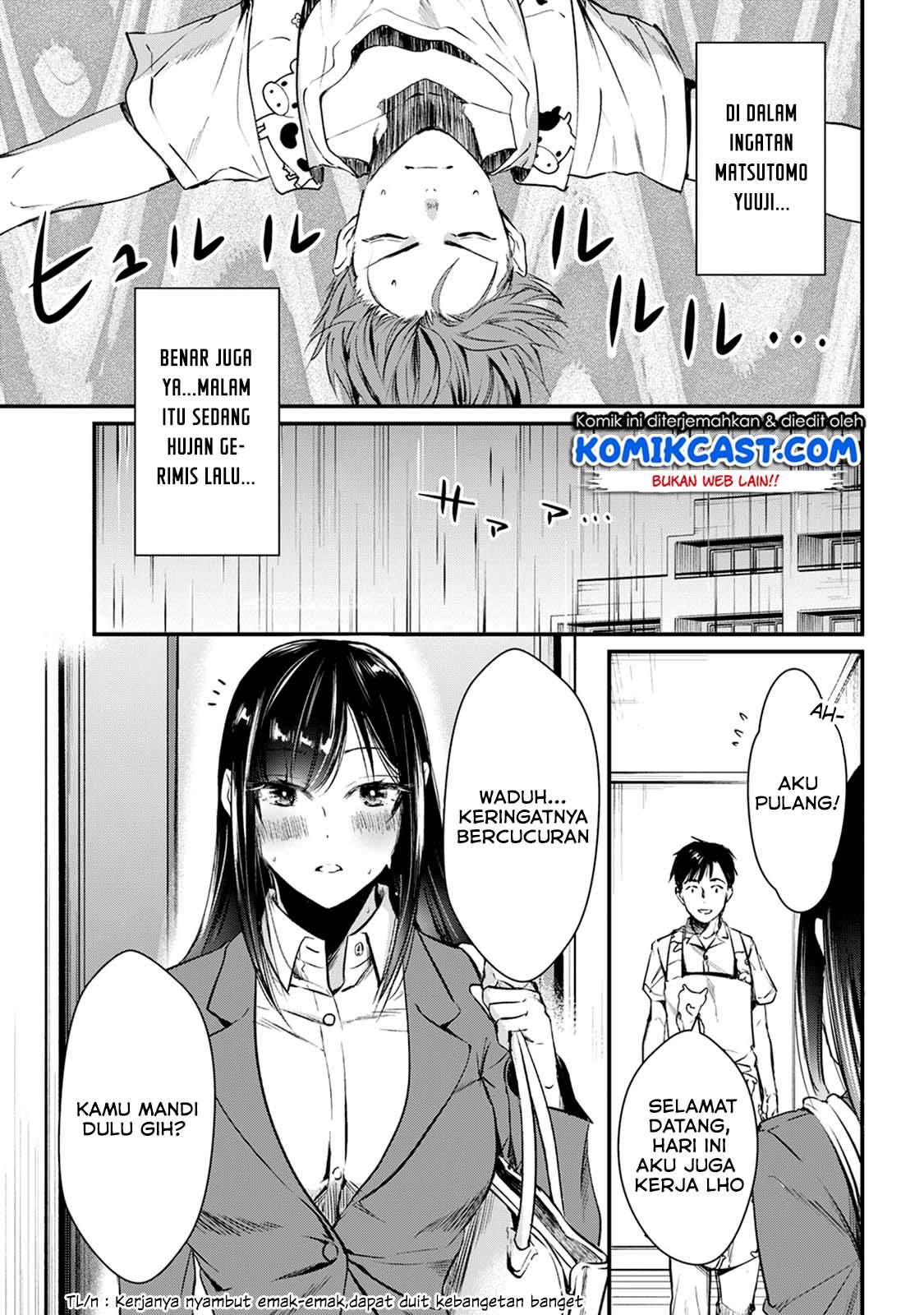 It’s Fun Having a 300,000 yen a Month Job Welcoming Home an Onee-san Who Doesn’t Find Meaning in a Job That Pays Her 500,000 yen a Month Chapter 04 Bahasa Indonesia