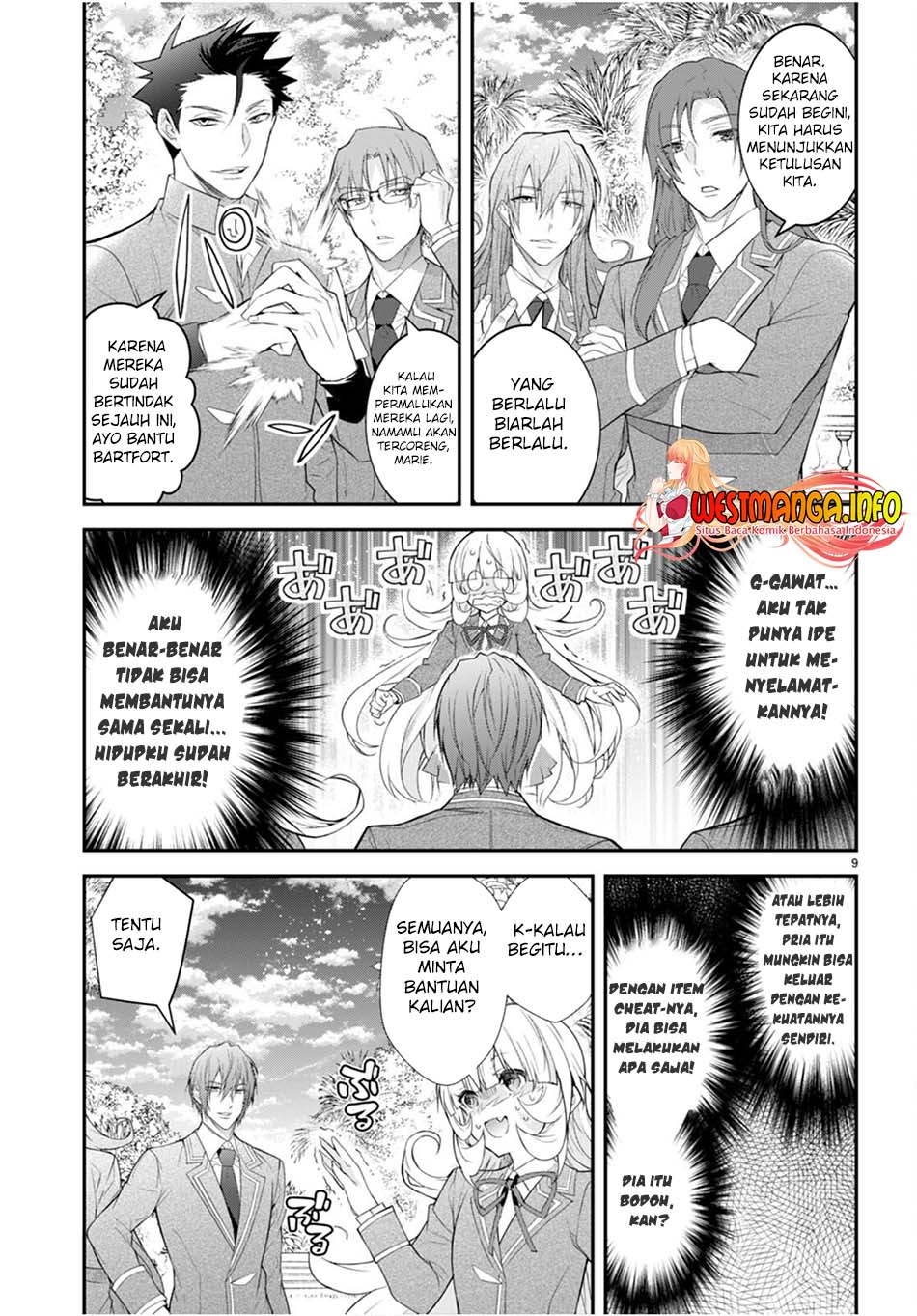 Otome Game Sekai wa Mob ni Kibishii Sekai Desu Chapter 48 Bahasa Indonesia