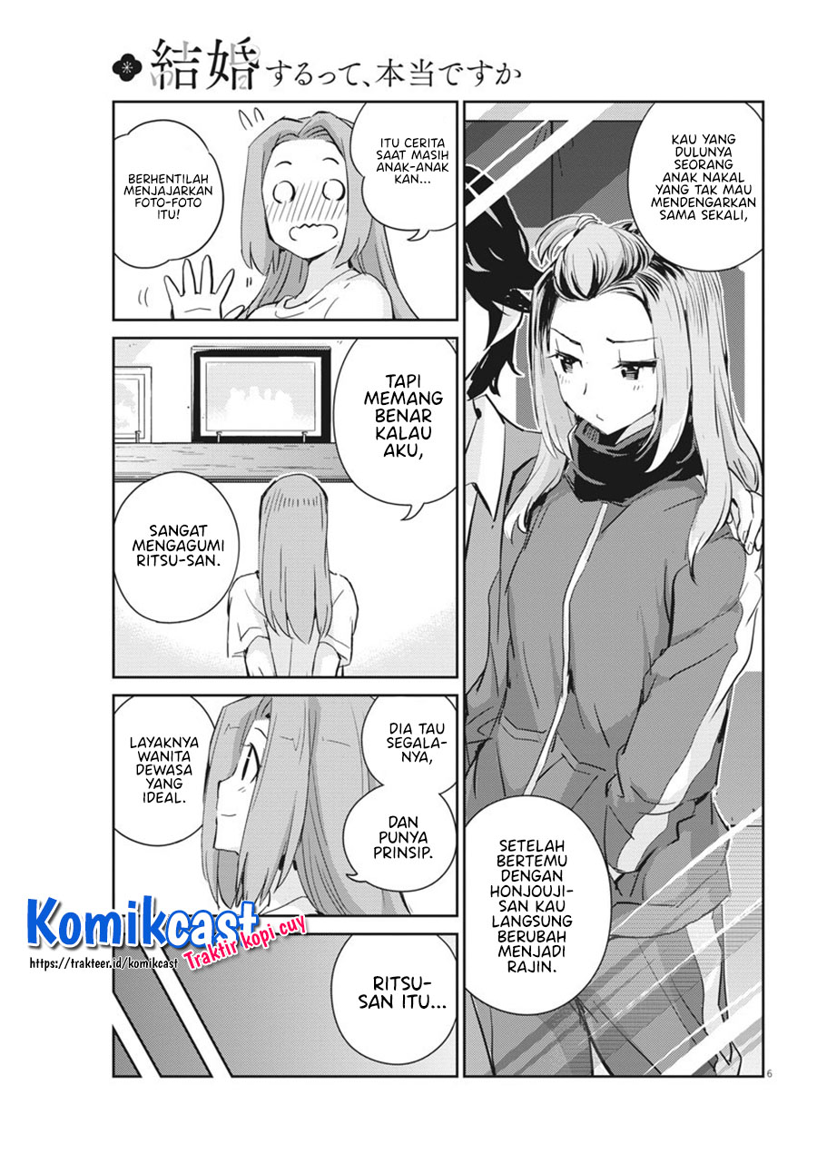 Kekkon Surutte, Hontou Desu Ka? Chapter 63 Bahasa Indonesia