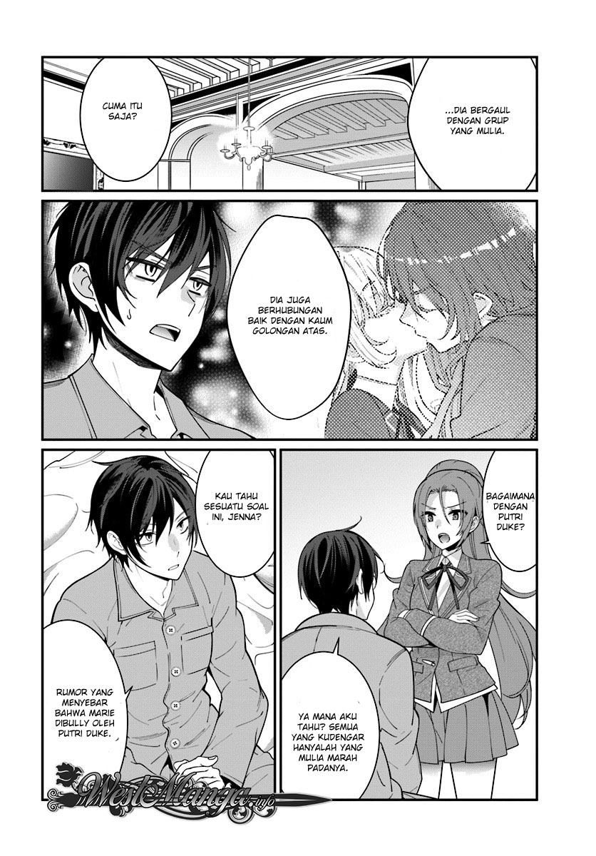 Otome Game Sekai wa Mob ni Kibishii Sekai Desu Chapter 07.1 Bahasa Indonesia