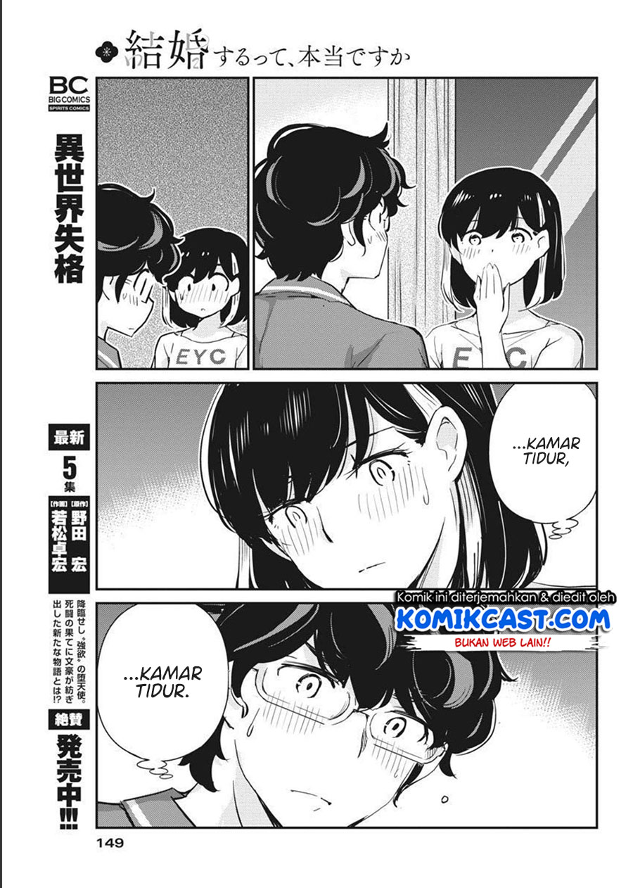 Kekkon Surutte, Hontou Desu Ka? Chapter 59 Bahasa Indonesia