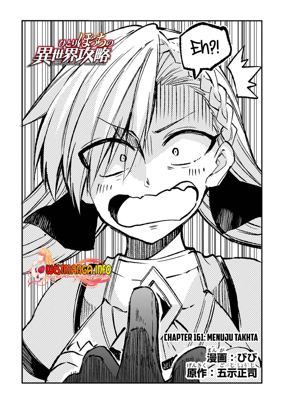 Hitoribocchi no Isekai Kouryaku Chapter 161 Bahasa Indonesia