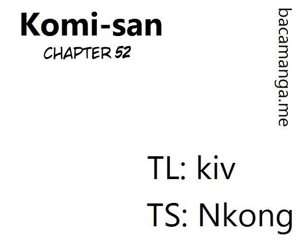 Komi-san wa Komyushou Desu. Chapter 52 Bahasa Indonesia
