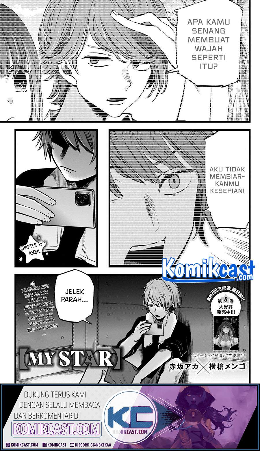 Oshi no Ko Chapter 53 Bahasa Indonesia