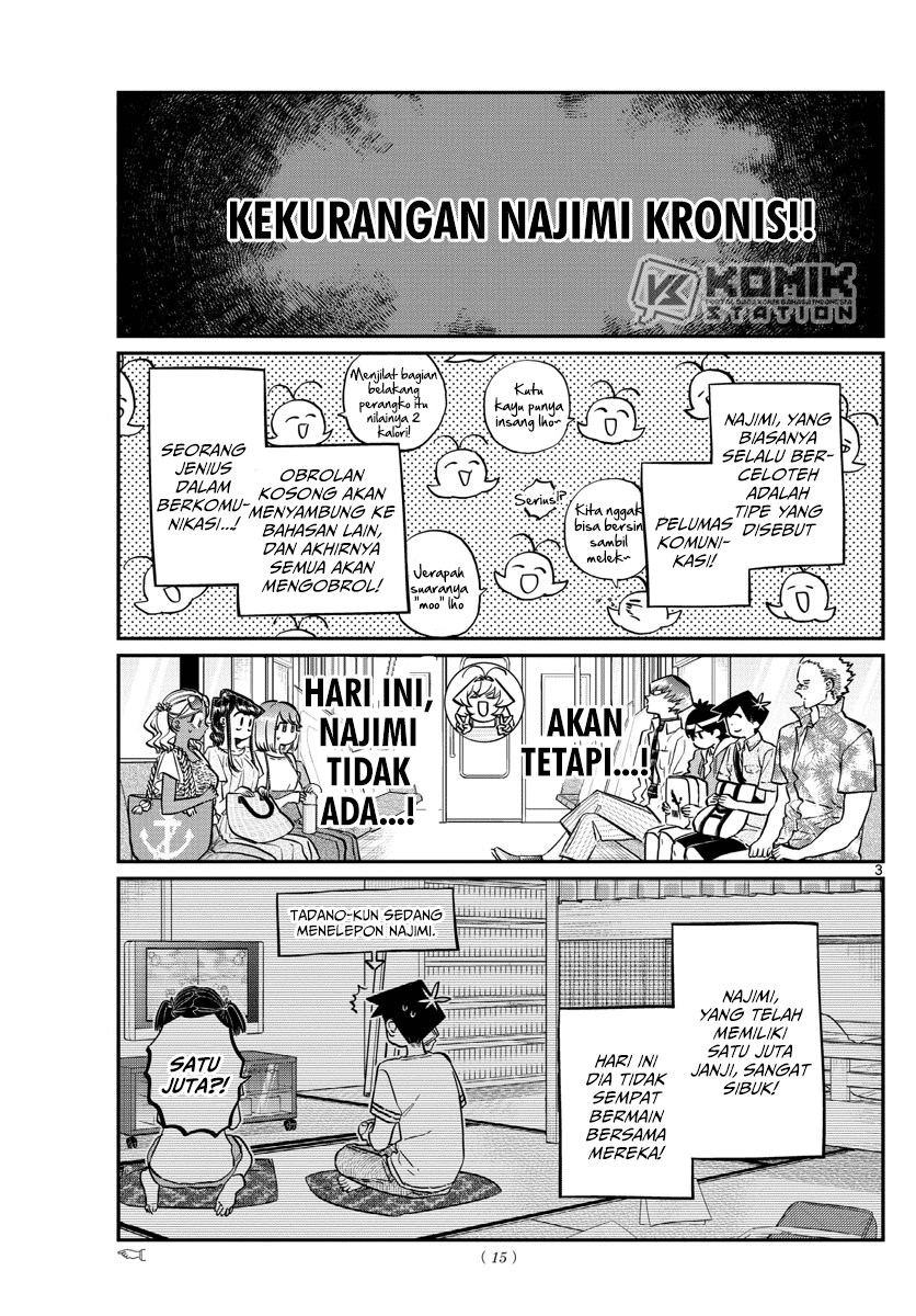Komi-san wa Komyushou Desu. Chapter 164 Bahasa Indonesia