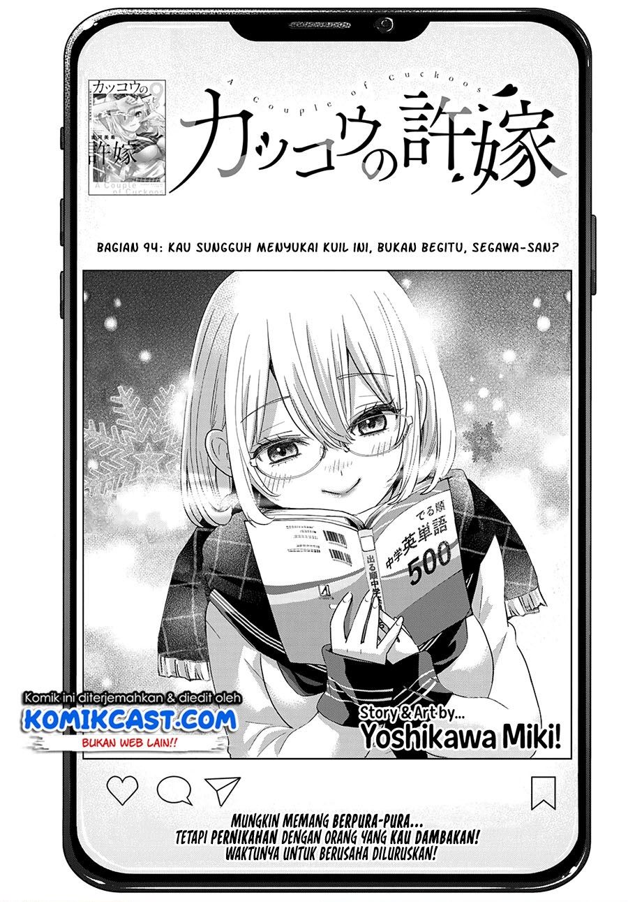 Kakkou no Iinazuke Chapter 94 Bahasa Indonesia