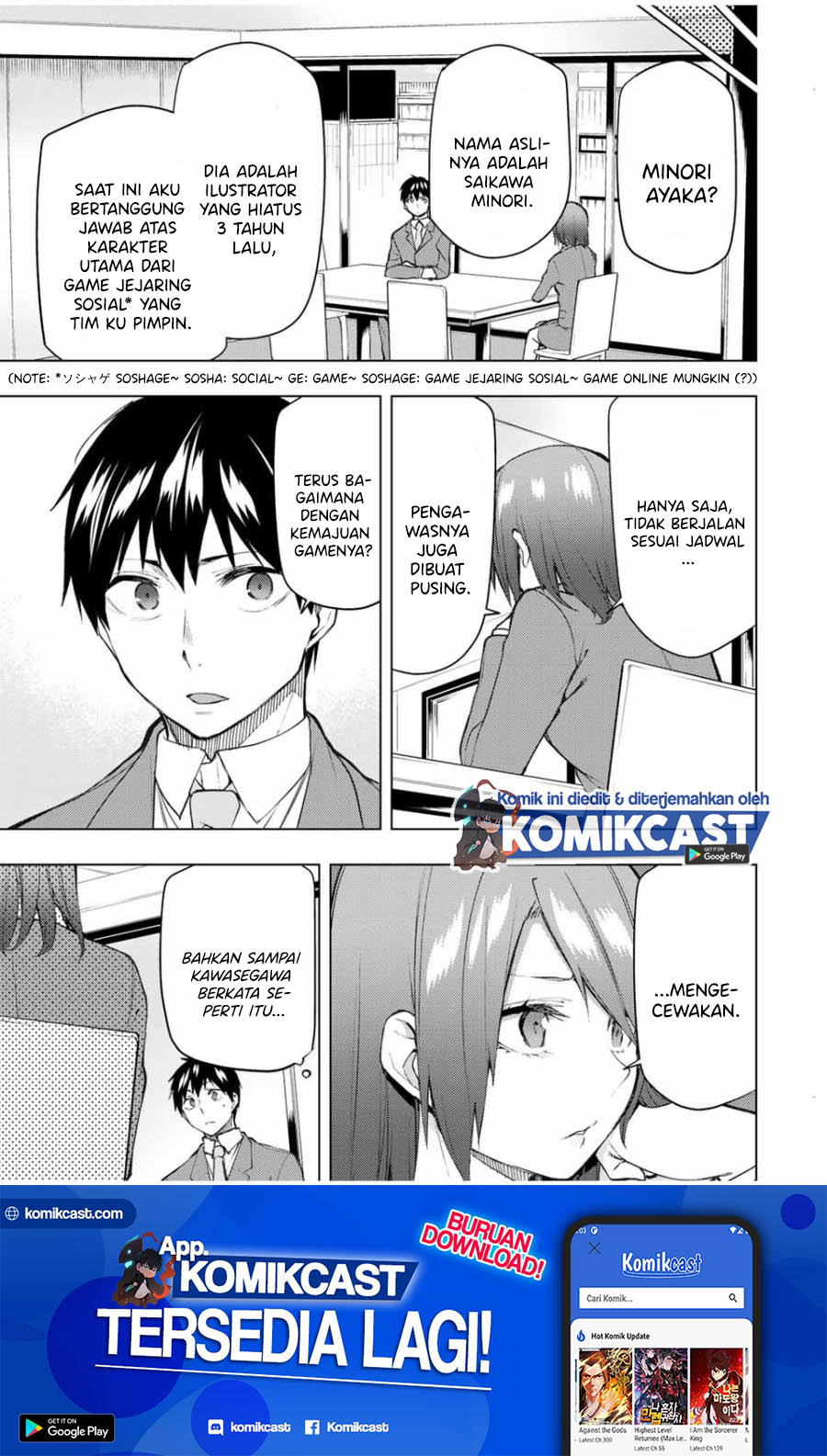 Bokutachi no Remake Chapter 27.2 Bahasa Indonesia