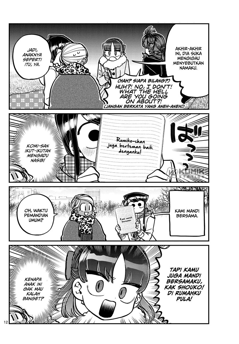 Komi-san wa Komyushou Desu. Chapter 284 Bahasa Indonesia