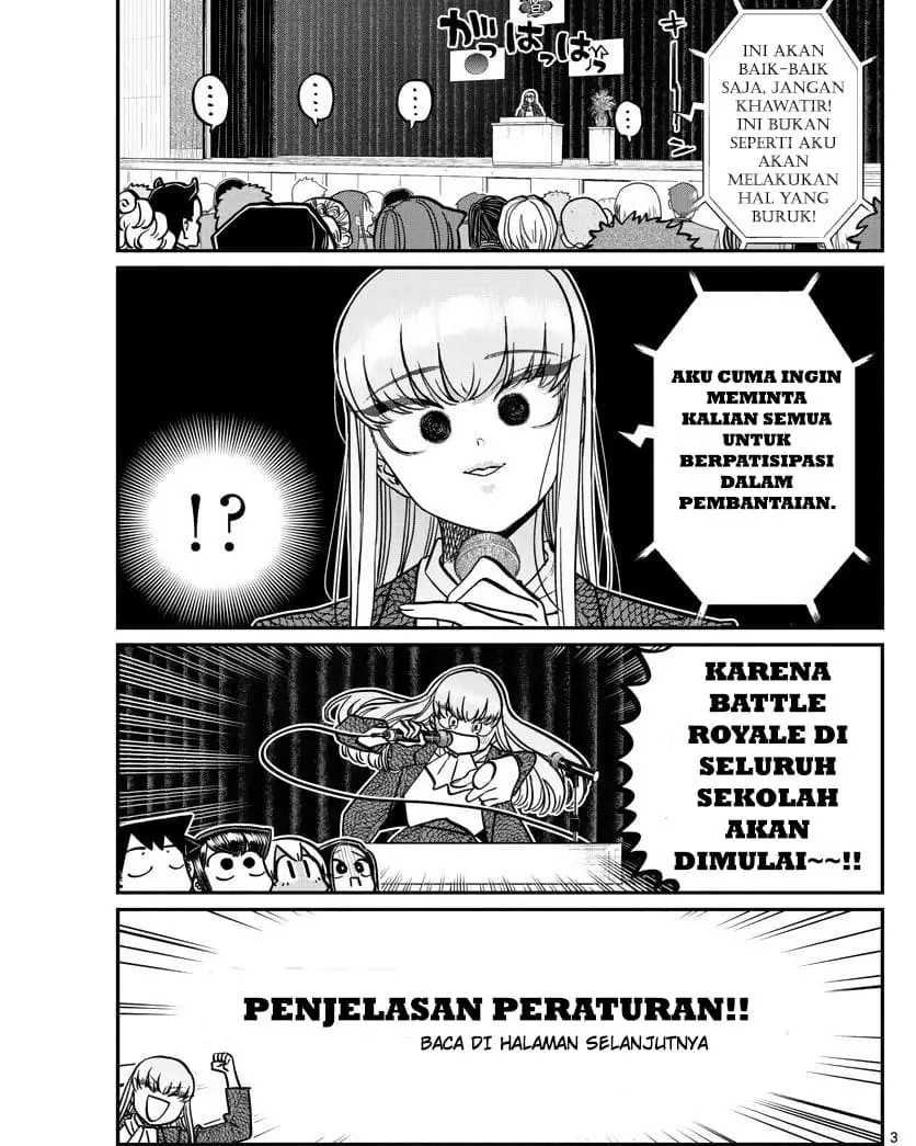 Komi-san wa Komyushou Desu. Chapter 330 Bahasa Indonesia