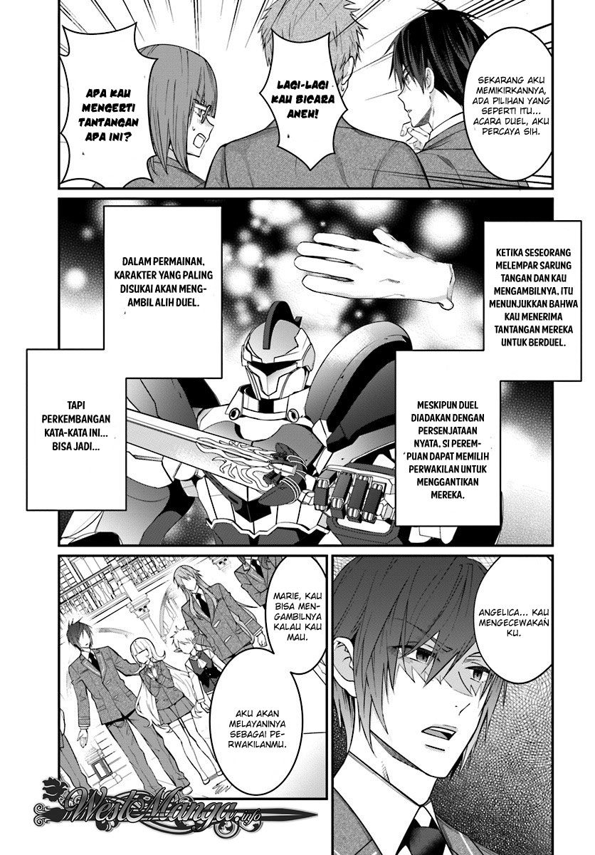 Otome Game Sekai wa Mob ni Kibishii Sekai Desu Chapter 07.2 Bahasa Indonesia