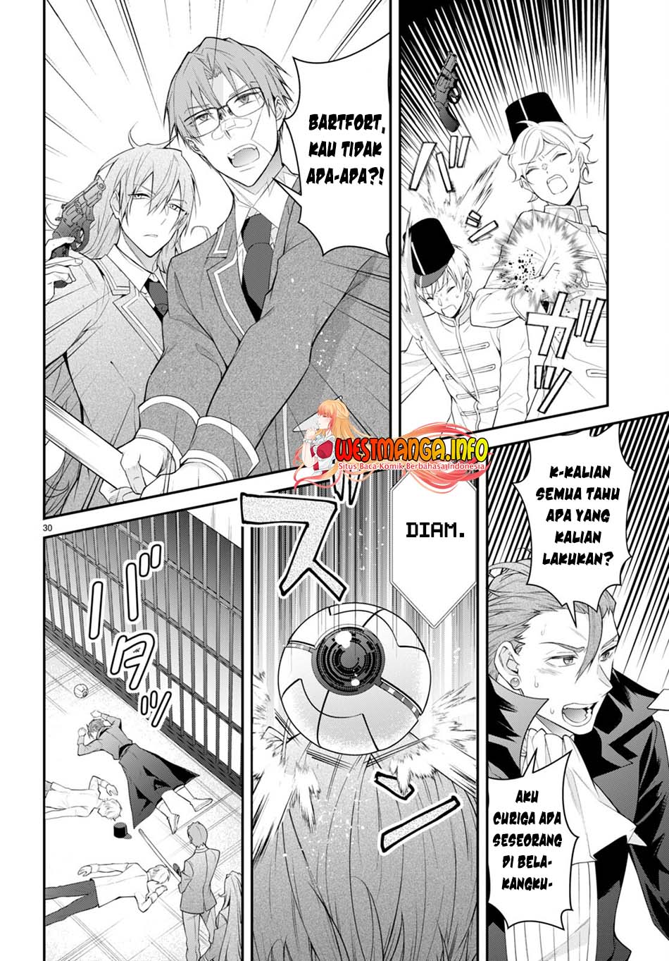 Otome Game Sekai wa Mob ni Kibishii Sekai Desu Chapter 48 Bahasa Indonesia