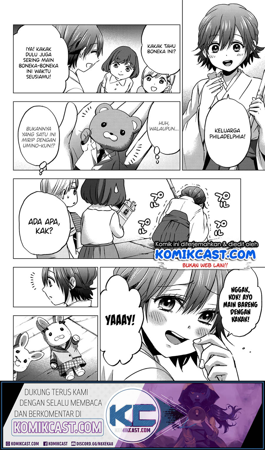 Kakkou no Iinazuke Chapter 44 Bahasa Indonesia