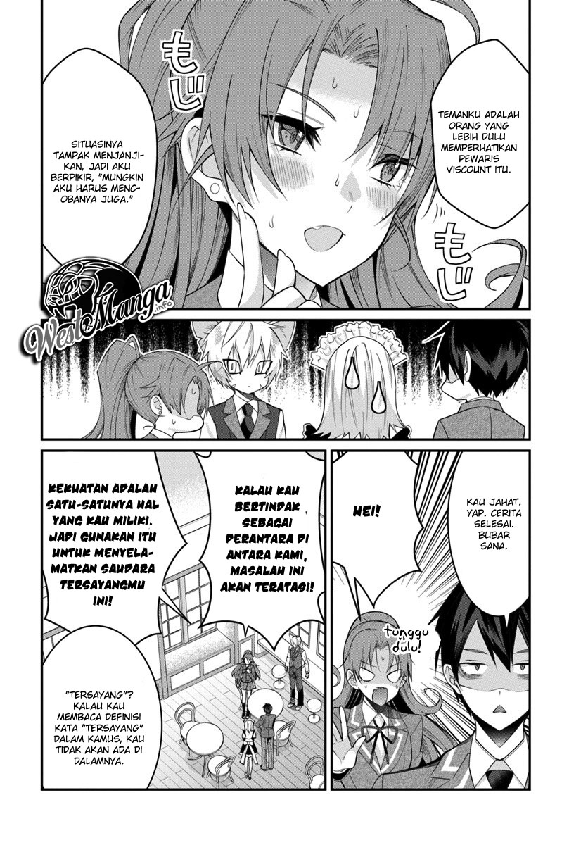 Otome Game Sekai wa Mob ni Kibishii Sekai Desu Chapter 15 Bahasa Indonesia