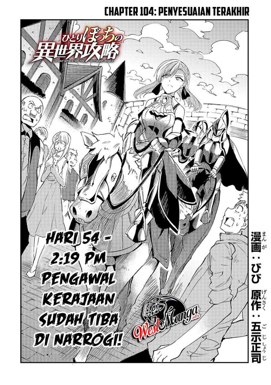 Hitoribocchi no Isekai Kouryaku Chapter 104 Bahasa Indonesia