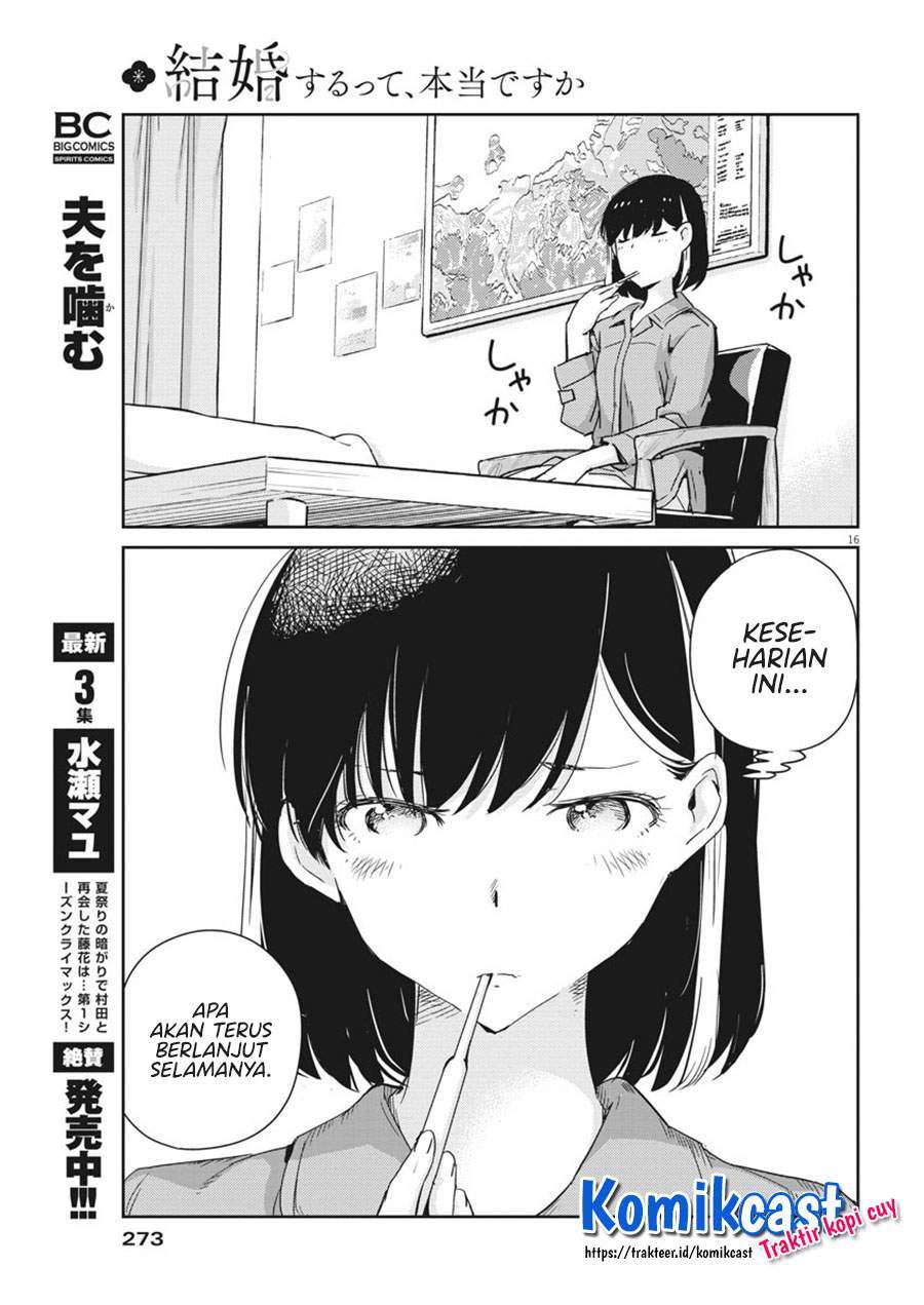 Kekkon Surutte, Hontou Desu Ka? Chapter 43 Bahasa Indonesia