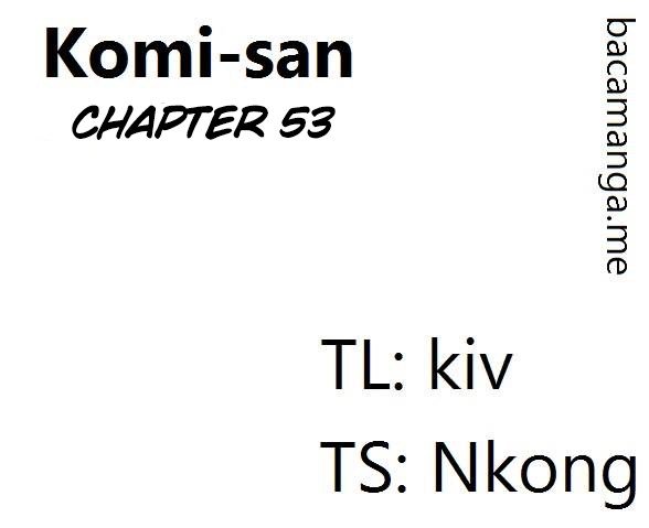 Komi-san wa Komyushou Desu. Chapter 53 Bahasa Indonesia