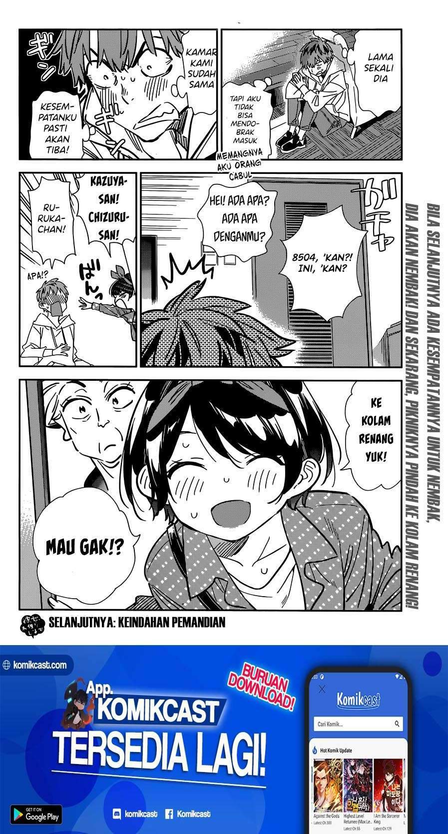 Kanojo, Okarishimasu Chapter 192 Bahasa Indonesia