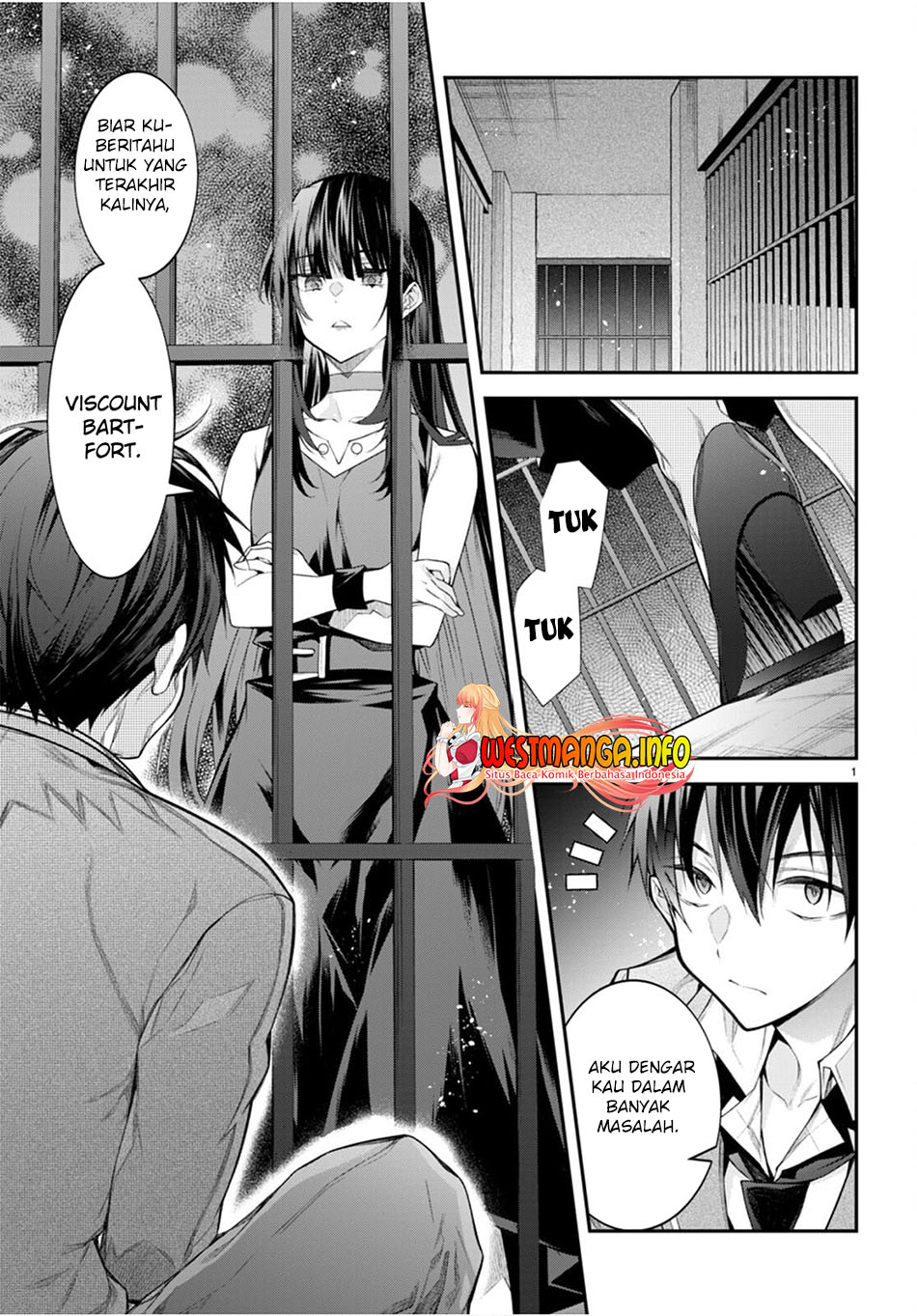 Otome Game Sekai wa Mob ni Kibishii Sekai Desu Chapter 47 Bahasa Indonesia