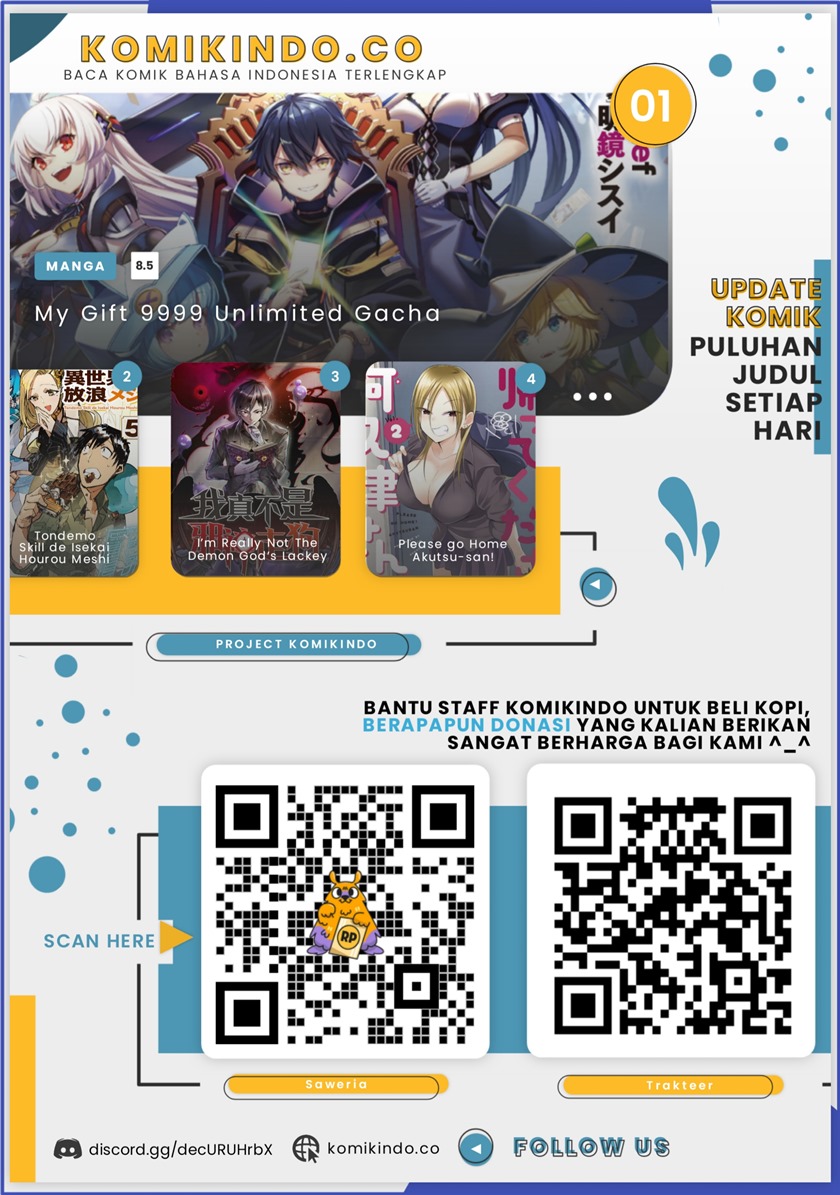 My Gift LVL 9999 Unlimited Gacha Chapter 25 Bahasa Indonesia