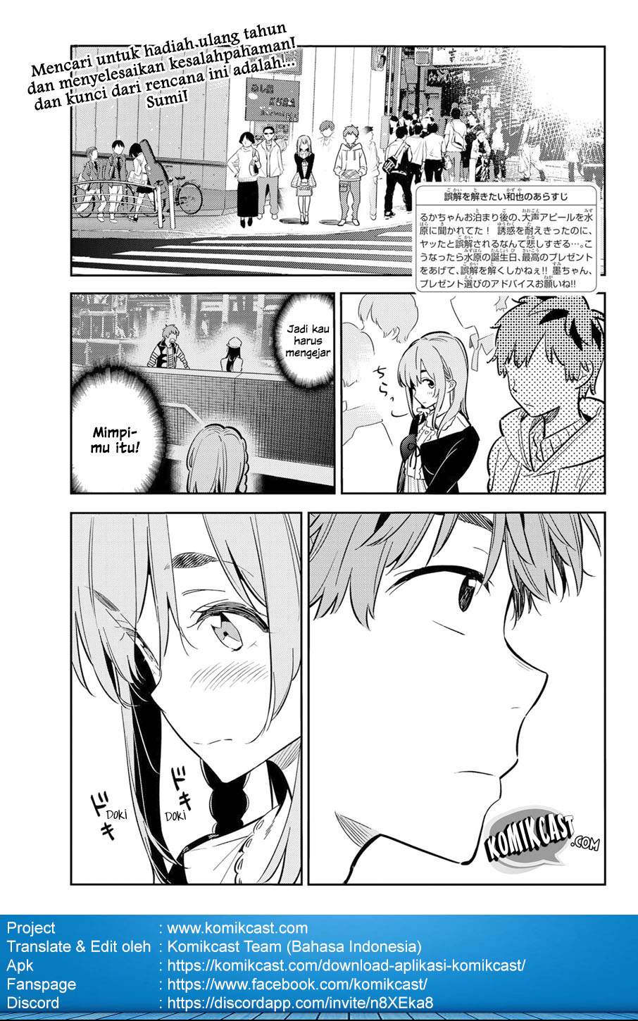 Kanojo, Okarishimasu Chapter 67 Bahasa Indonesia