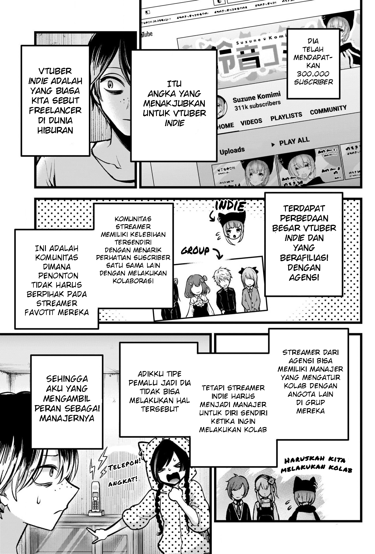 Oshi no Ko Chapter 88 Bahasa Indonesia