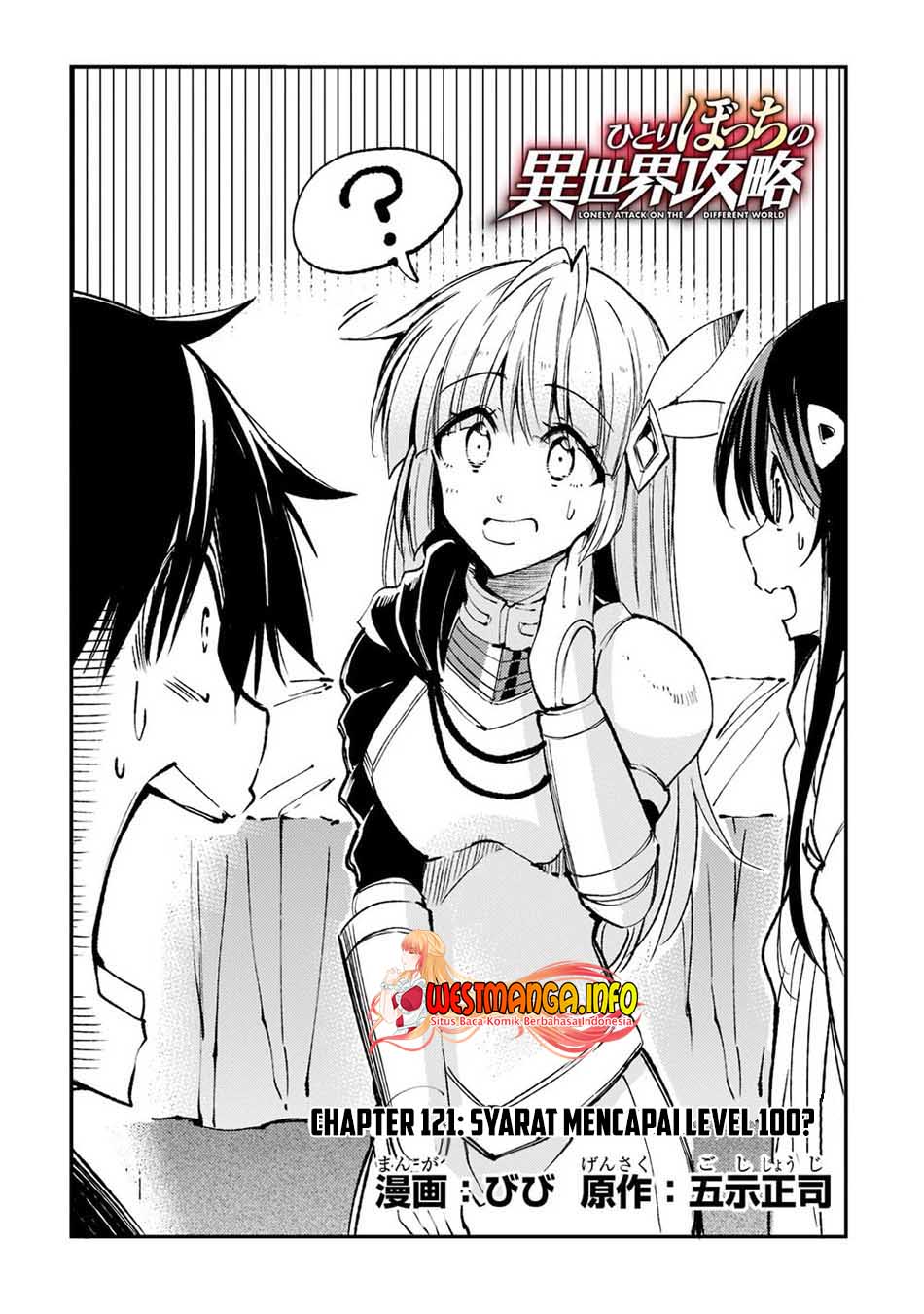 Hitoribocchi no Isekai Kouryaku Chapter 121 Bahasa Indonesia