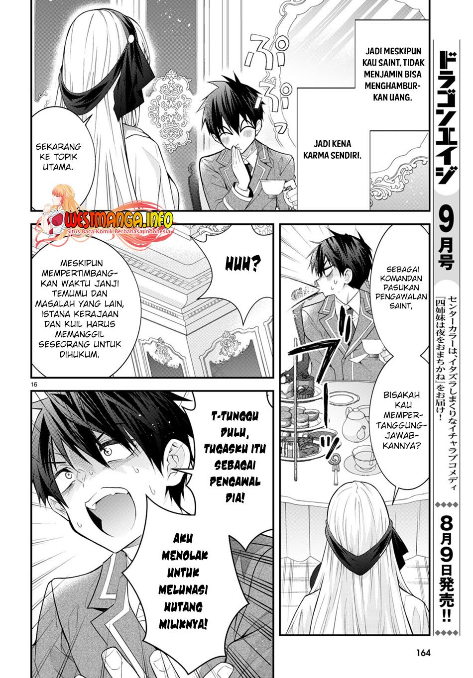 Otome Game Sekai wa Mob ni Kibishii Sekai Desu Chapter 45 Bahasa Indonesia