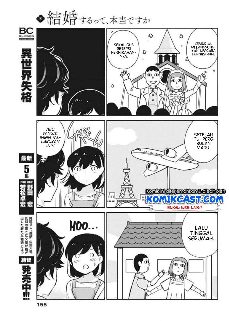 Kekkon Surutte, Hontou Desu Ka? Chapter 51 Bahasa Indonesia