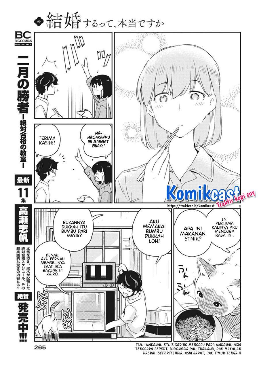 Kekkon Surutte, Hontou Desu Ka? Chapter 43 Bahasa Indonesia