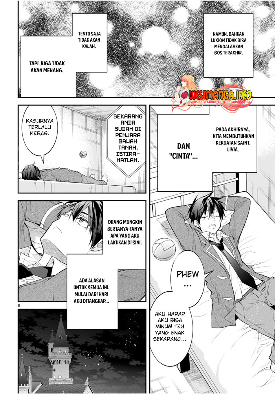 Otome Game Sekai wa Mob ni Kibishii Sekai Desu Chapter 47 Bahasa Indonesia