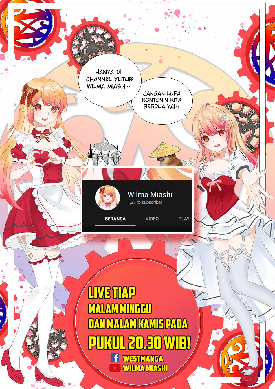 Otome Game Sekai wa Mob ni Kibishii Sekai Desu Chapter 45 Bahasa Indonesia