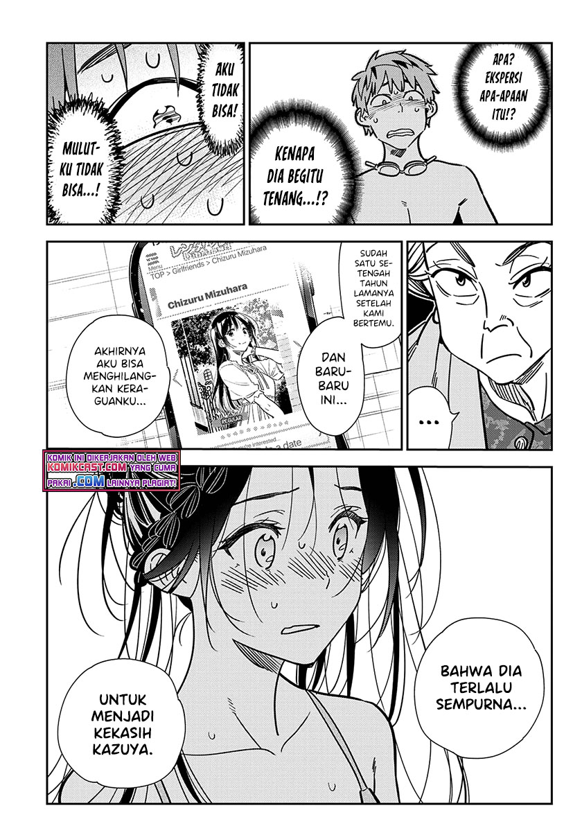 Kanojo, Okarishimasu Chapter 222 Bahasa Indonesia