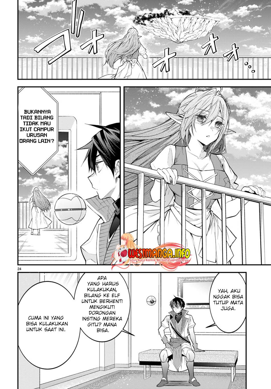 Otome Game Sekai wa Mob ni Kibishii Sekai Desu Chapter 44 Bahasa Indonesia