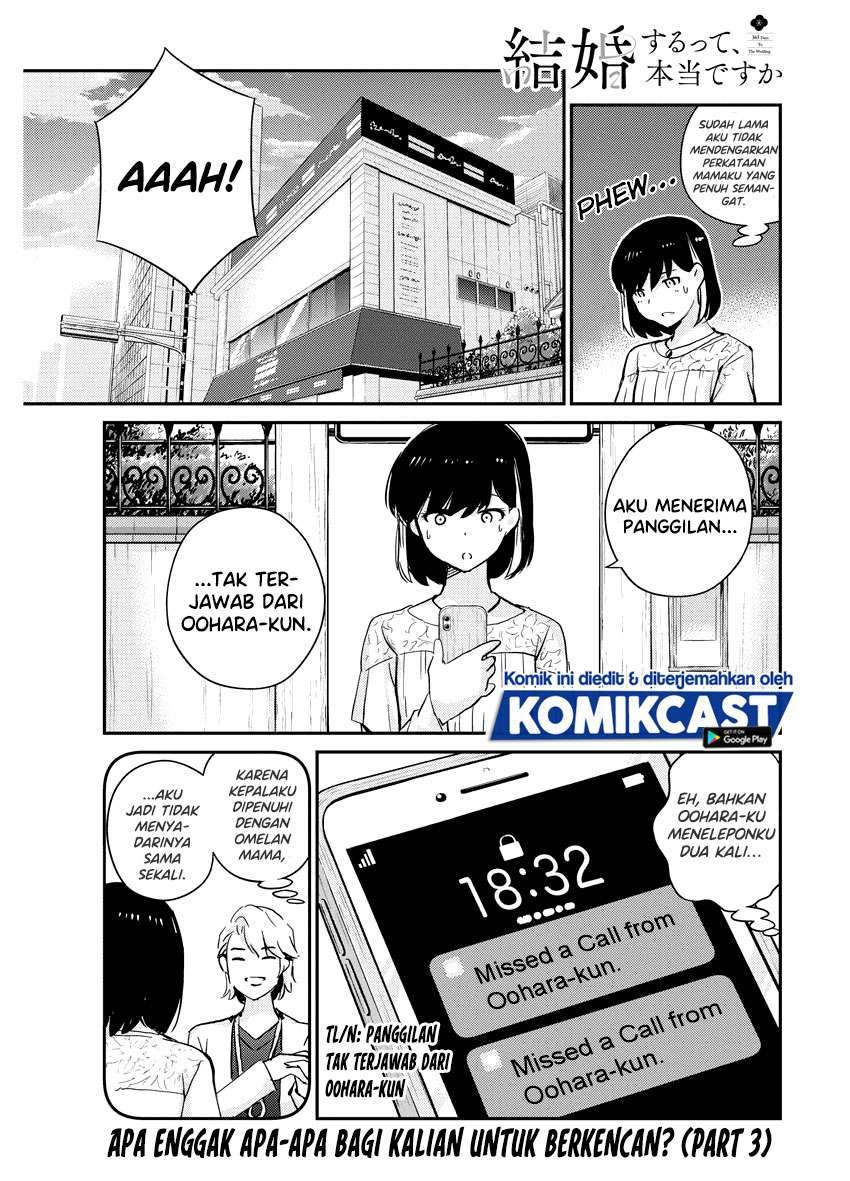 Kekkon Surutte, Hontou Desu Ka? Chapter 36 Bahasa Indonesia