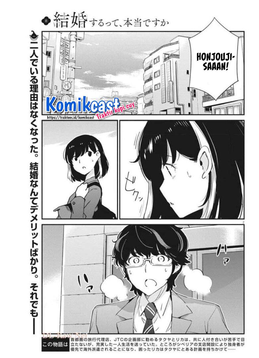 Kekkon Surutte, Hontou Desu Ka? Chapter 50 Bahasa Indonesia