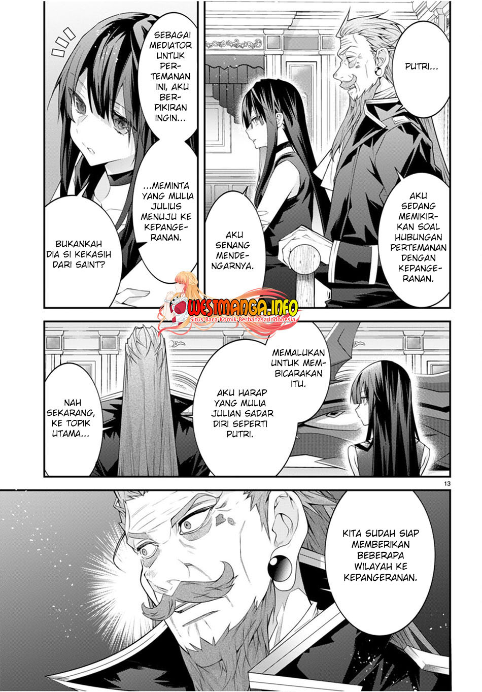 Otome Game Sekai wa Mob ni Kibishii Sekai Desu Chapter 46 Bahasa Indonesia