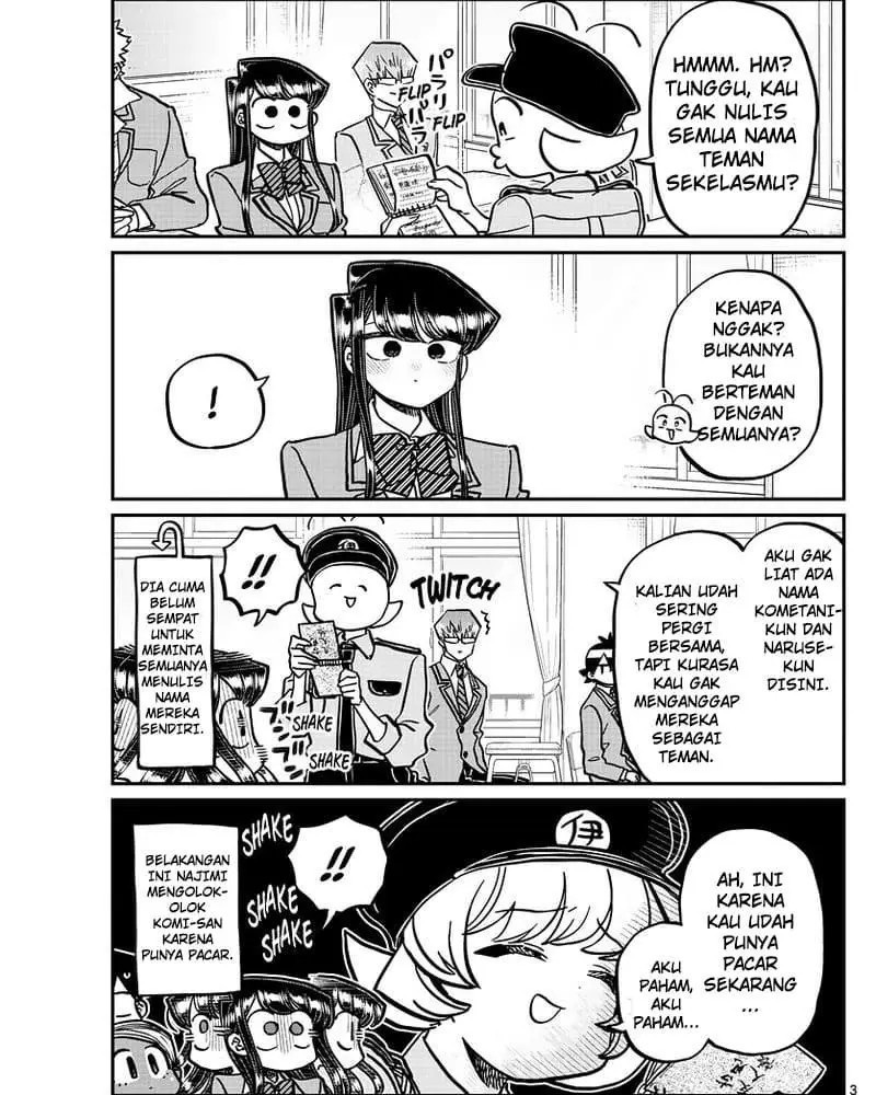 Komi-san wa Komyushou Desu. Chapter 323 Bahasa Indonesia