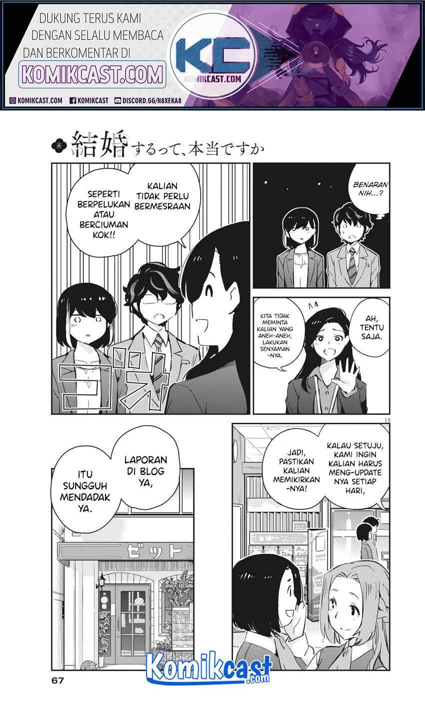 Kekkon Surutte, Hontou Desu Ka? Chapter 40 Bahasa Indonesia