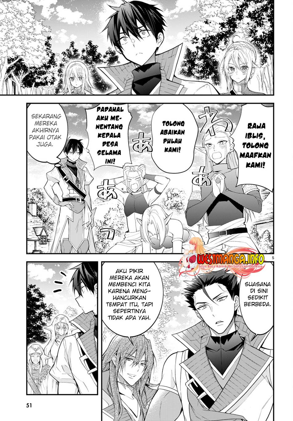 Otome Game Sekai wa Mob ni Kibishii Sekai Desu Chapter 44 Bahasa Indonesia