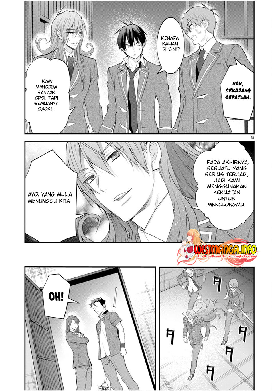 Otome Game Sekai wa Mob ni Kibishii Sekai Desu Chapter 48 Bahasa Indonesia