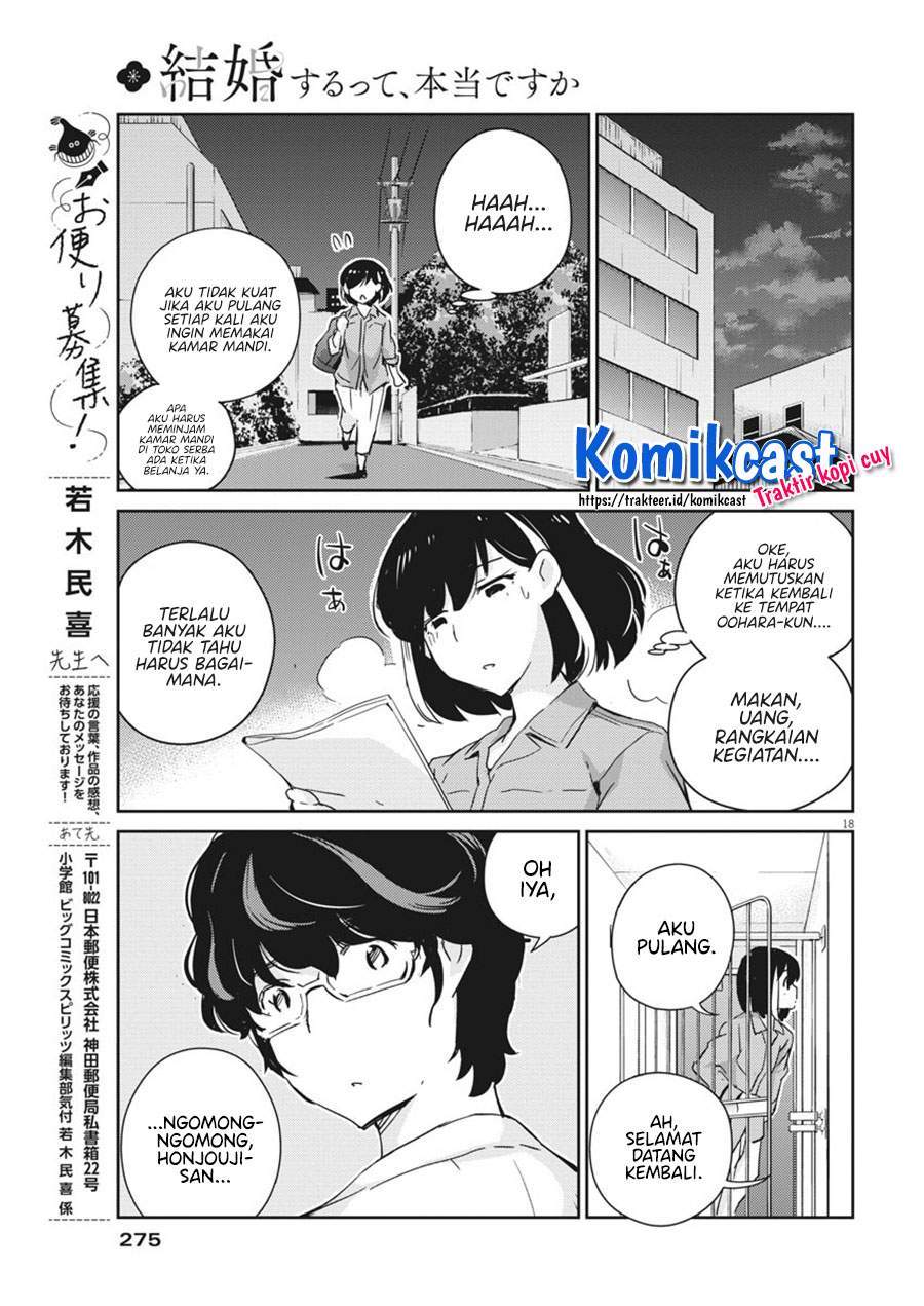 Kekkon Surutte, Hontou Desu Ka? Chapter 43 Bahasa Indonesia